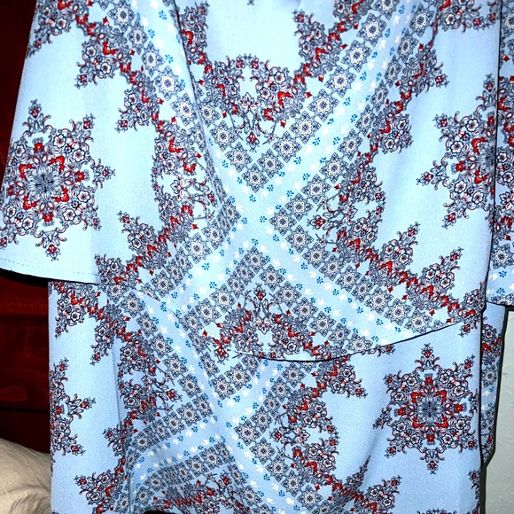 XL Hippie Rose Spaghetti Strap Layer Tank Top - Picture 2 of 3